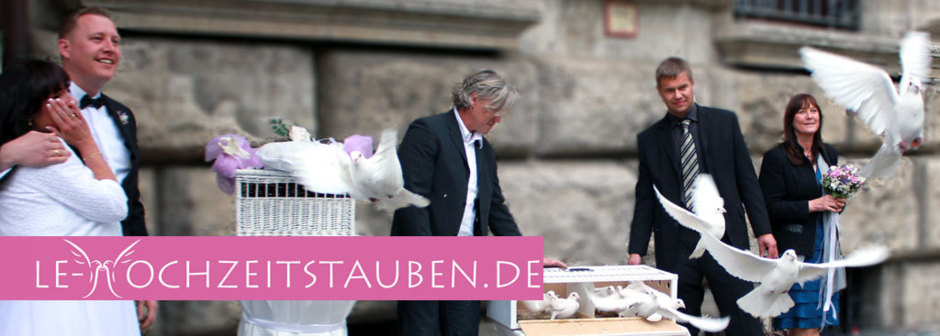 LE-Hochzeitstauben, Die Leipziger Hochzeitstauben für Leipzig/Halle und Umgebung